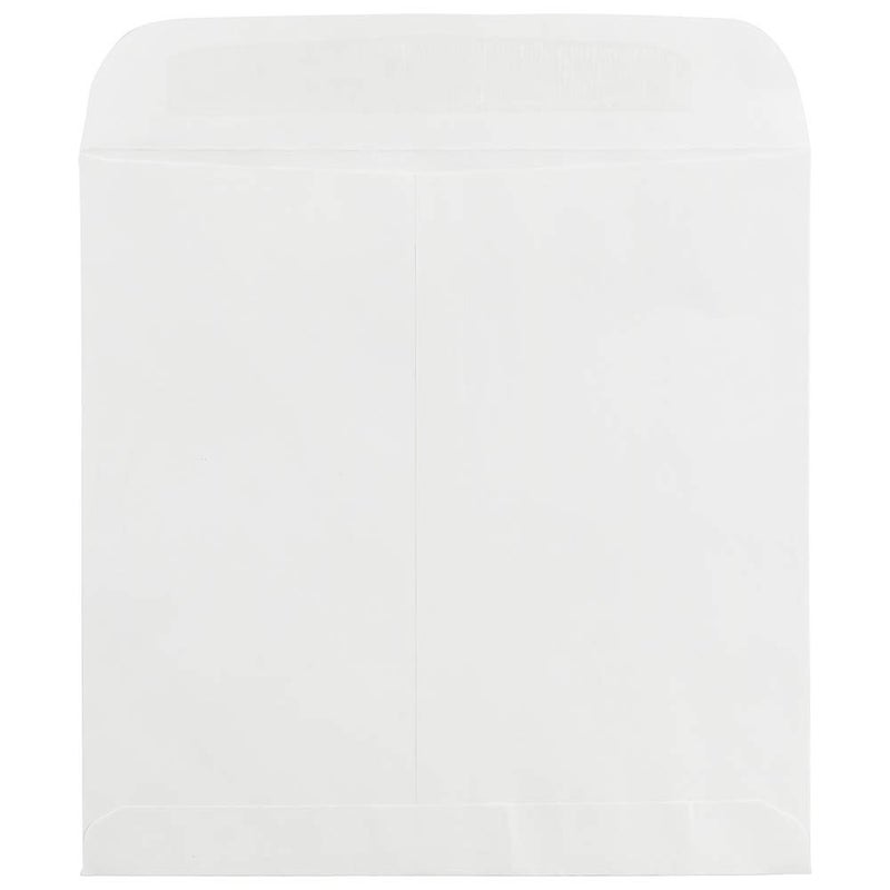 JAM PAPER 10.5 x 10.5 Large Square Invitation Envelopes - White - 25/Pack - Image 2